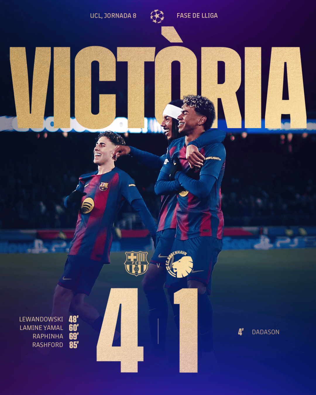 落后的巴萨惹不起再现 巴萨逆转哥本哈根闯